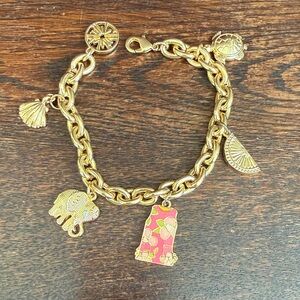 Lilly Pulitzer Bracelet with Charms